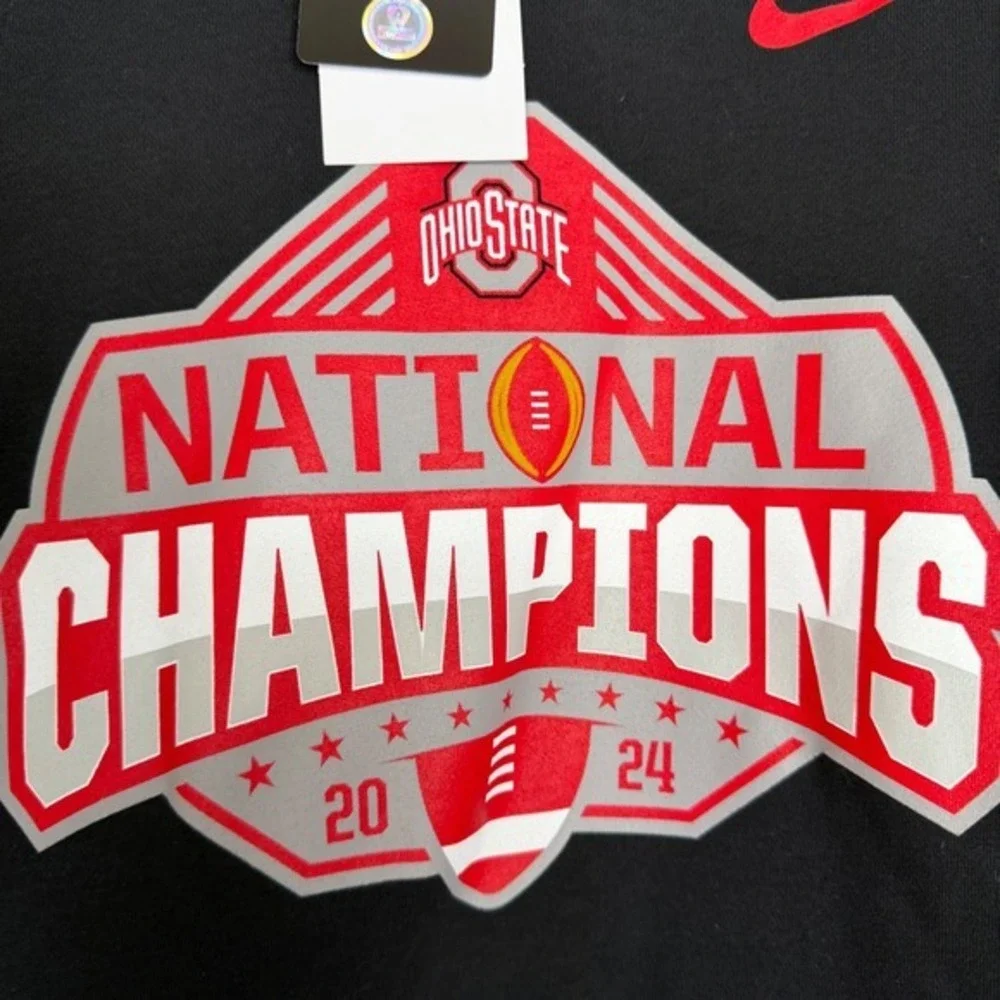 Nike Sweatshirt Ohio State Buckeyes National Champions Crewneck Gameday XL NWT